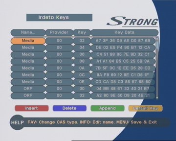 Инструкция по прошивкe приёмников Strong SRT 4125, 4155 Keys_